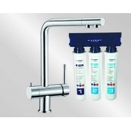 Комплект смеситель Blanco Fontas (хром) + BWT Барьер Expert Standart Комплект смеситель Blanco Fontas (хром) + BWT Барьер Expert Standart