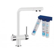 Комплект смеситель Blanco Fontas (белый) + BWT Барьер Expert Standart Комплект смеситель Blanco Fontas (белый) + BWT Барьер Expert Standart