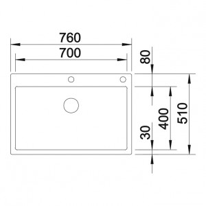 Blanco Claron 700-IF/A Durinox